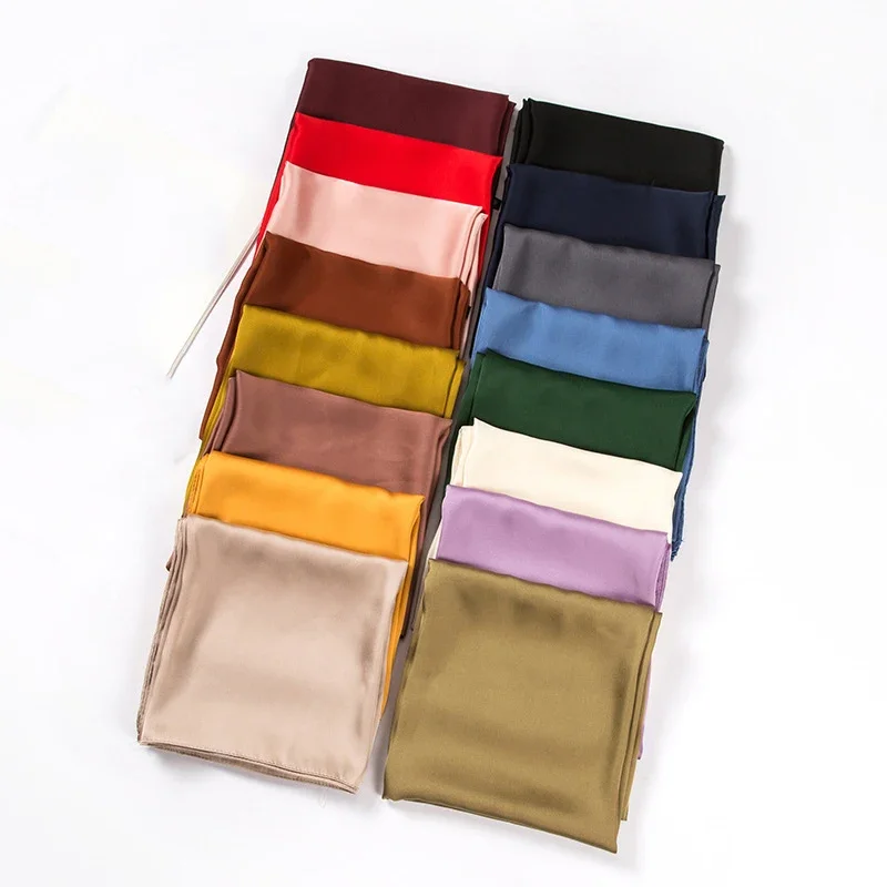 Silk Scarf Square - Sciarpa in Raso da Donna 70cm,