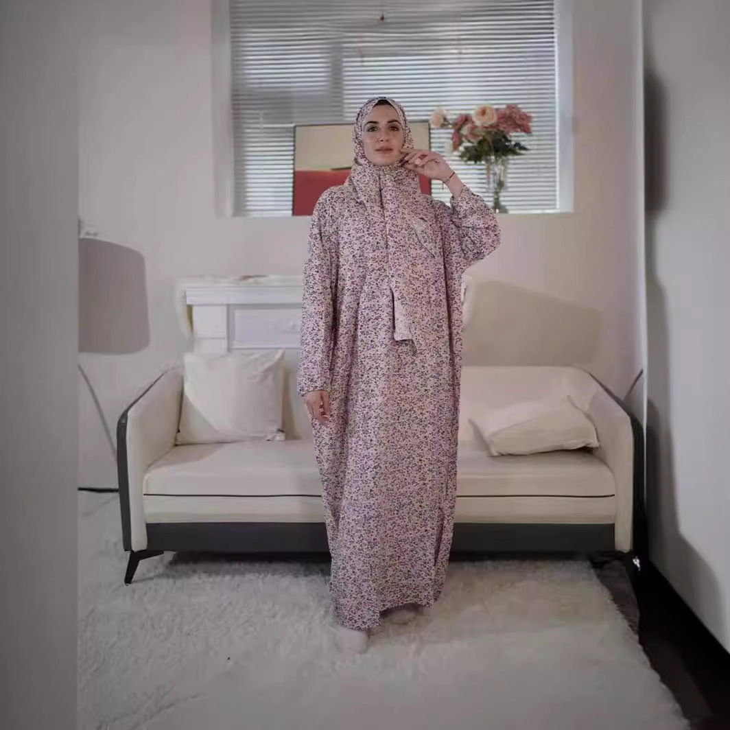 Women Accessories Dubai - Jalabiya abaya for Women Print Dress