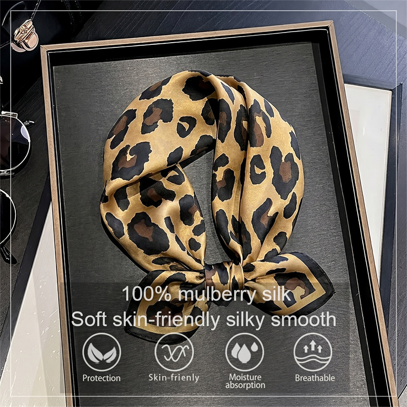 Silk Scarf Square - Foulard Quadrato 100% Seta con Stampa