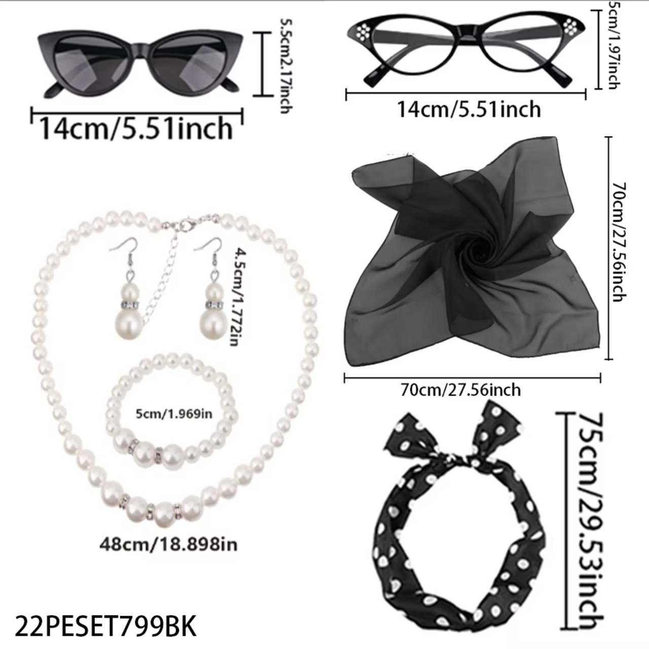 Set di Accessori per Costume d - Women'S Accessories In The 1950S recensione e prezzo
